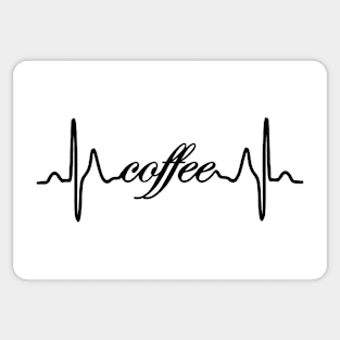 Coffee Heartbeat Sticker